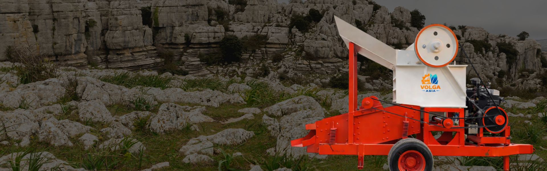 Crusher plant banner